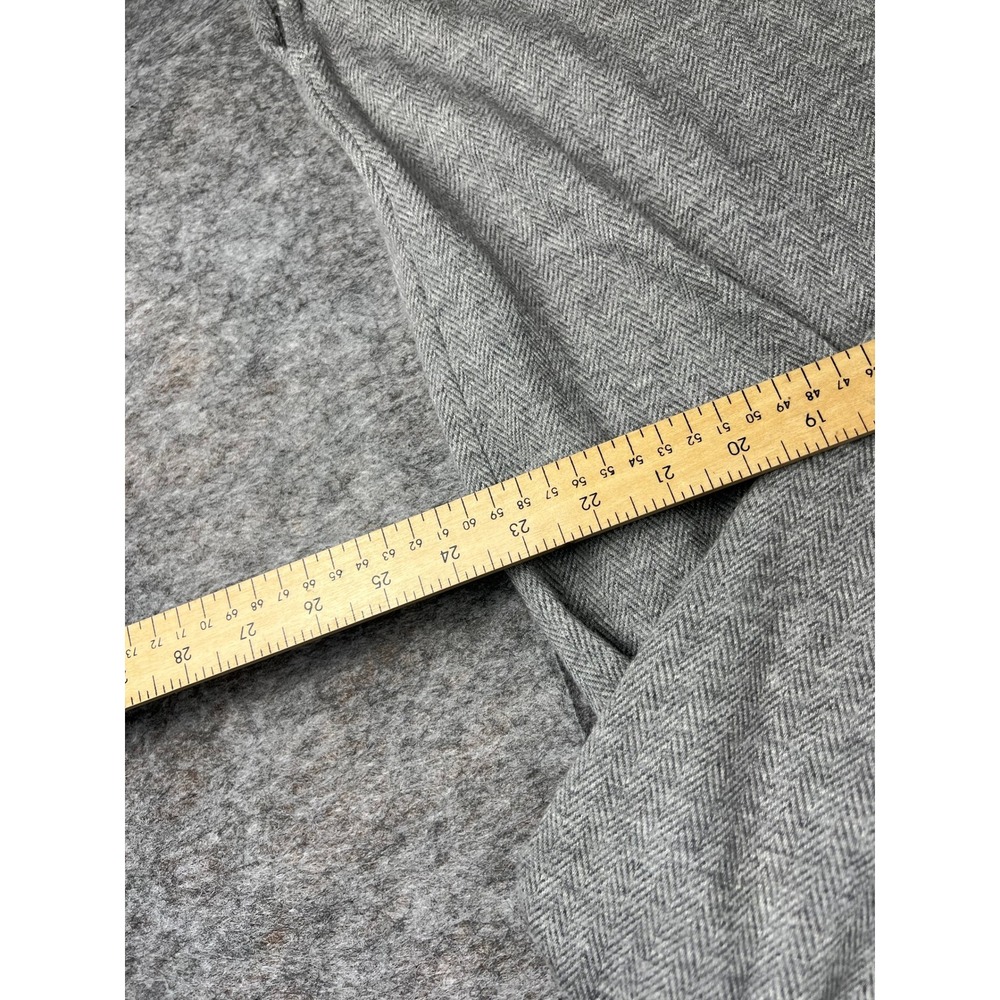 Polo Ralph Lauren Mens Grey Herringbone Quarter Zip Pullover Sweater XL - Picture 6 of 7